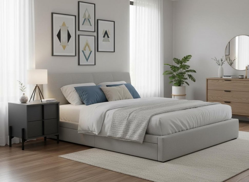 НМ 040.30 тумба прикроватная Тео Антрацит