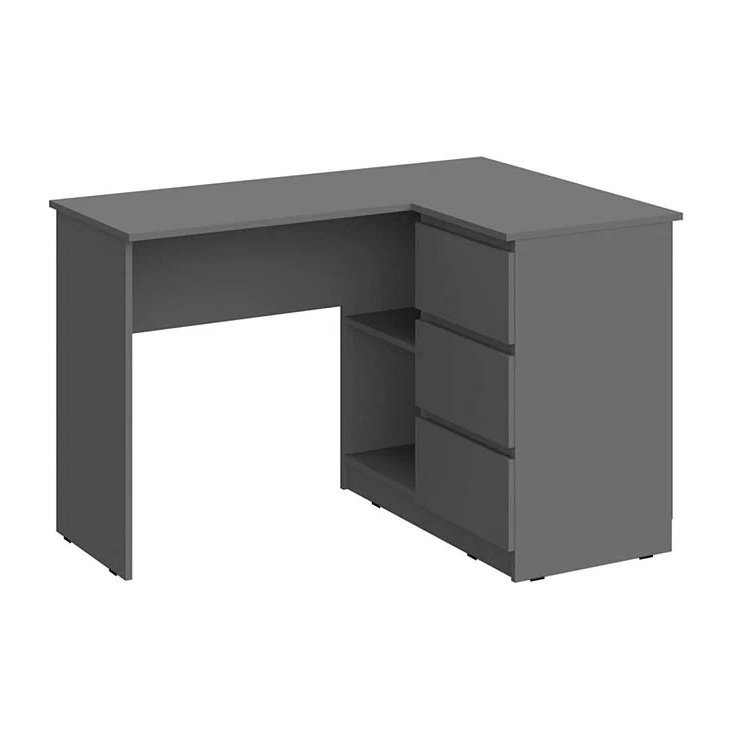 Стол письменный угловой Денвер (Графит серый)