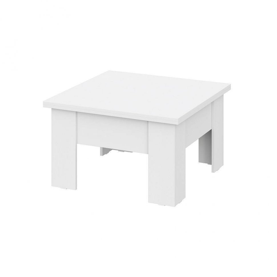 Стол журнальный трансформер СТЖ-006 Белый