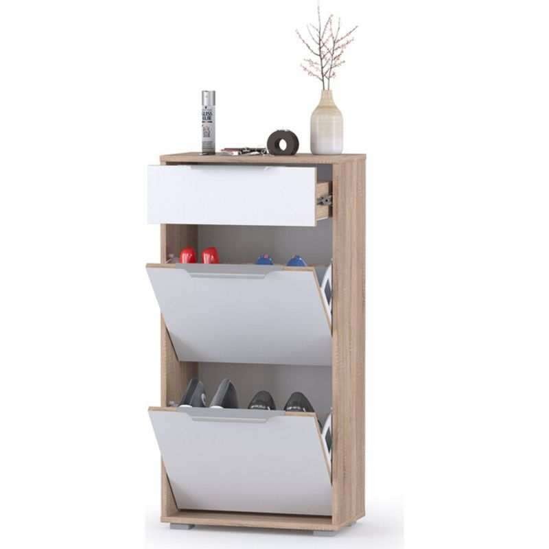 Куба Комод 13.114 дуб сонома/белый