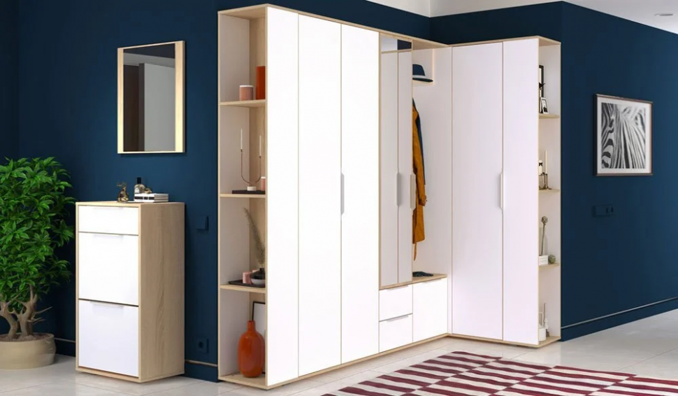 Куба Комод 13.114 дуб сонома/белый