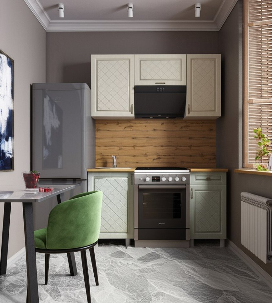 Кухня Версаль, 1,5 м с окапом