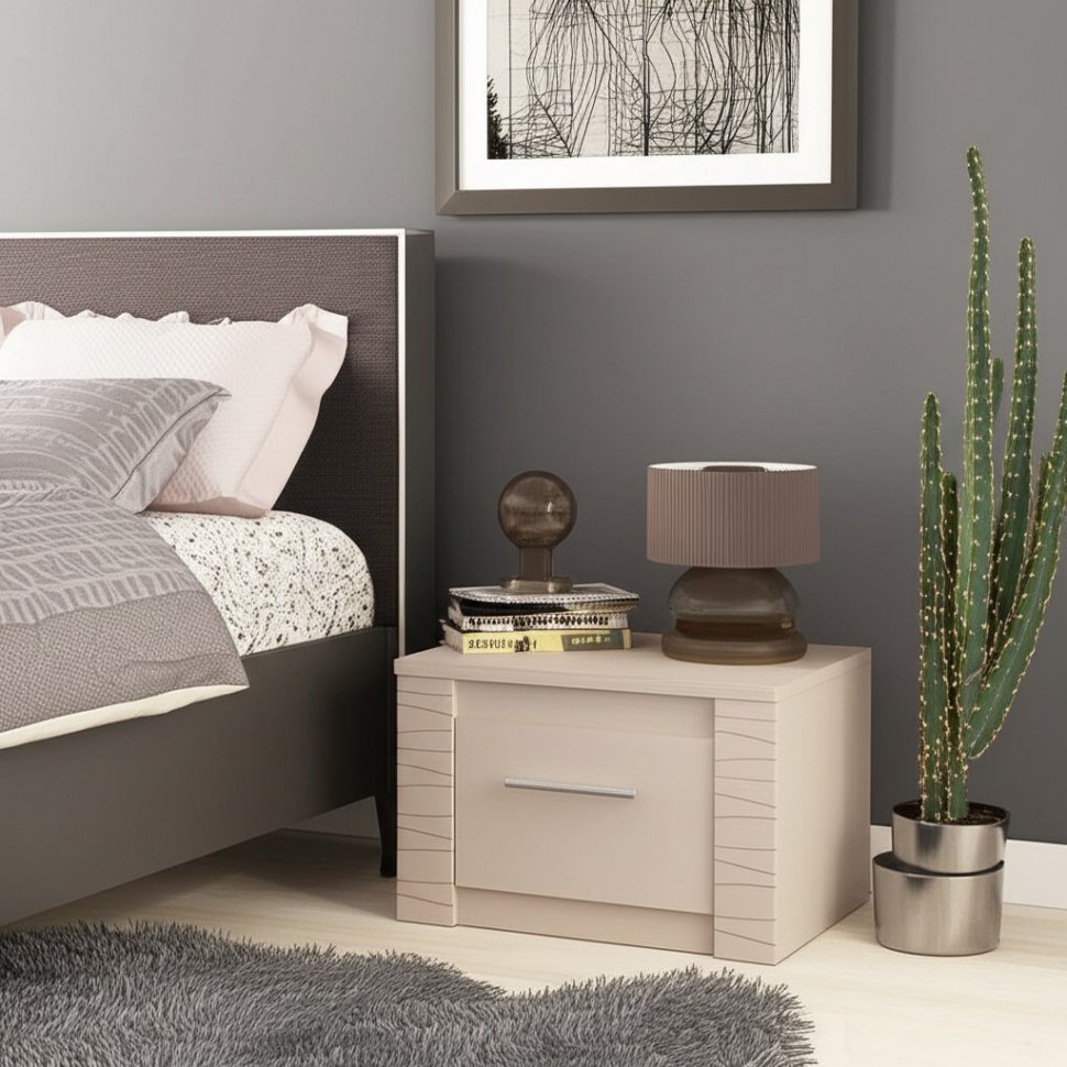 Тумба прикроватная Калипсо, Бежевый
