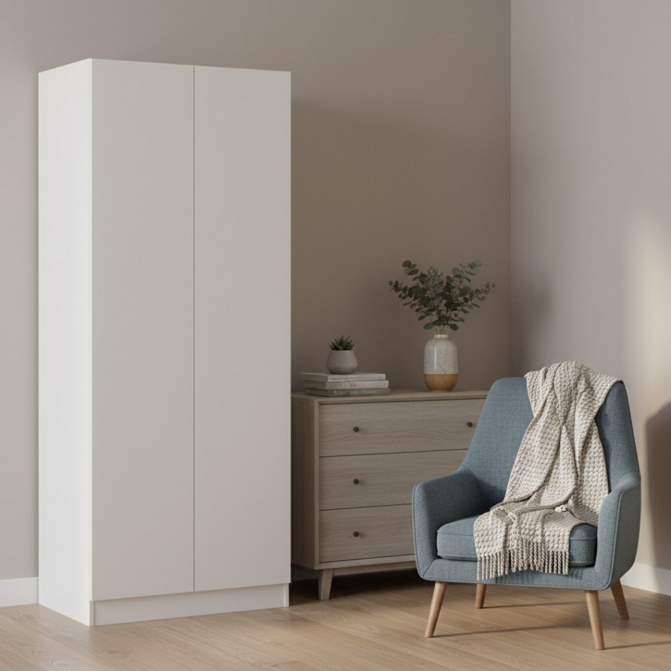 Шкаф для одежды и белья Руэлла, Белый