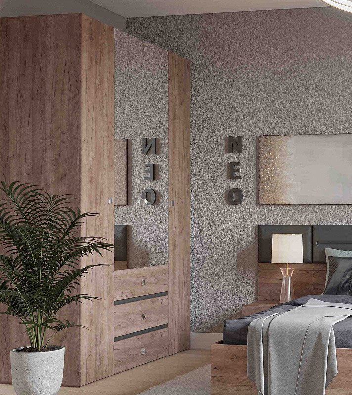 Шкаф для одежды и белья NEO 555 (Глазов) 