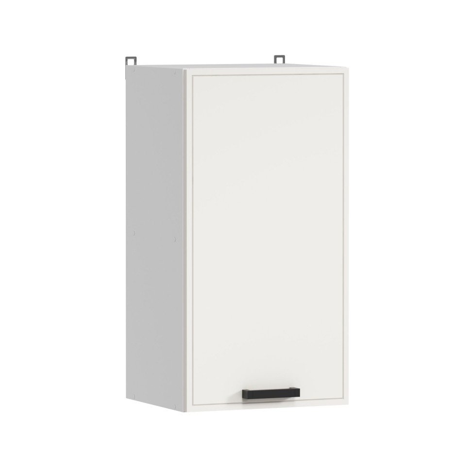 Кухня Аленушка 2 м Магнолия Молочный/Молочный,скоба черный,черный