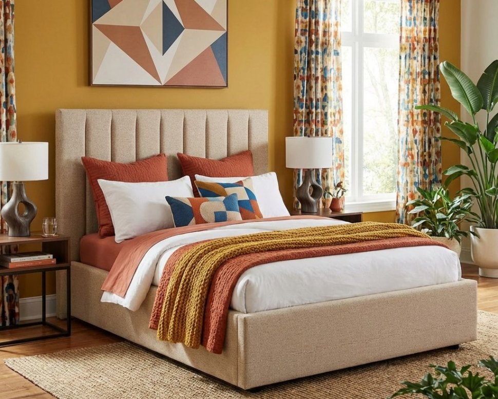 Кровать Ingrid 1400 модель 312 Анри 04