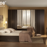 Кровать 140х200 BERLIN 33 Глазов-мебель (Венге)