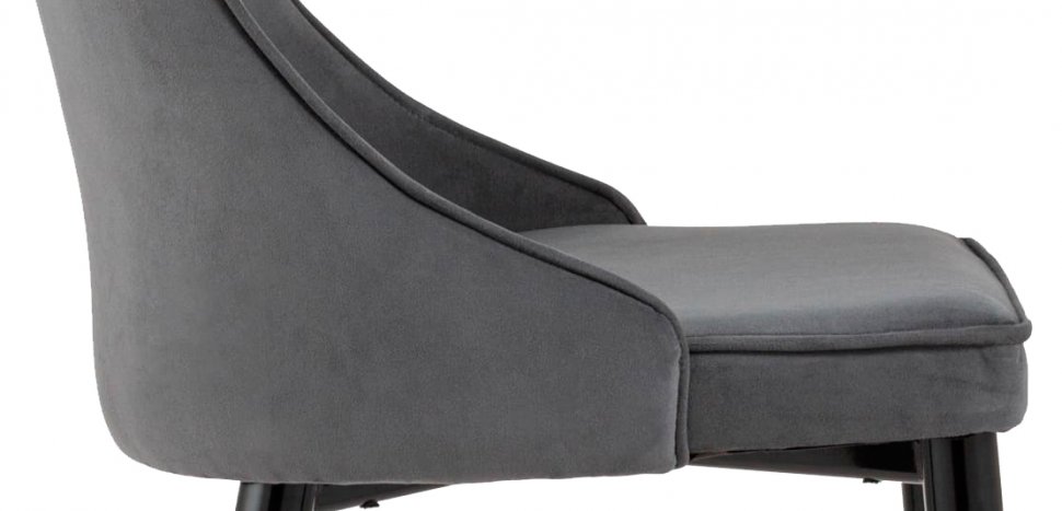 Мягкий стул Ларго (Арника) Велюр темно-серый