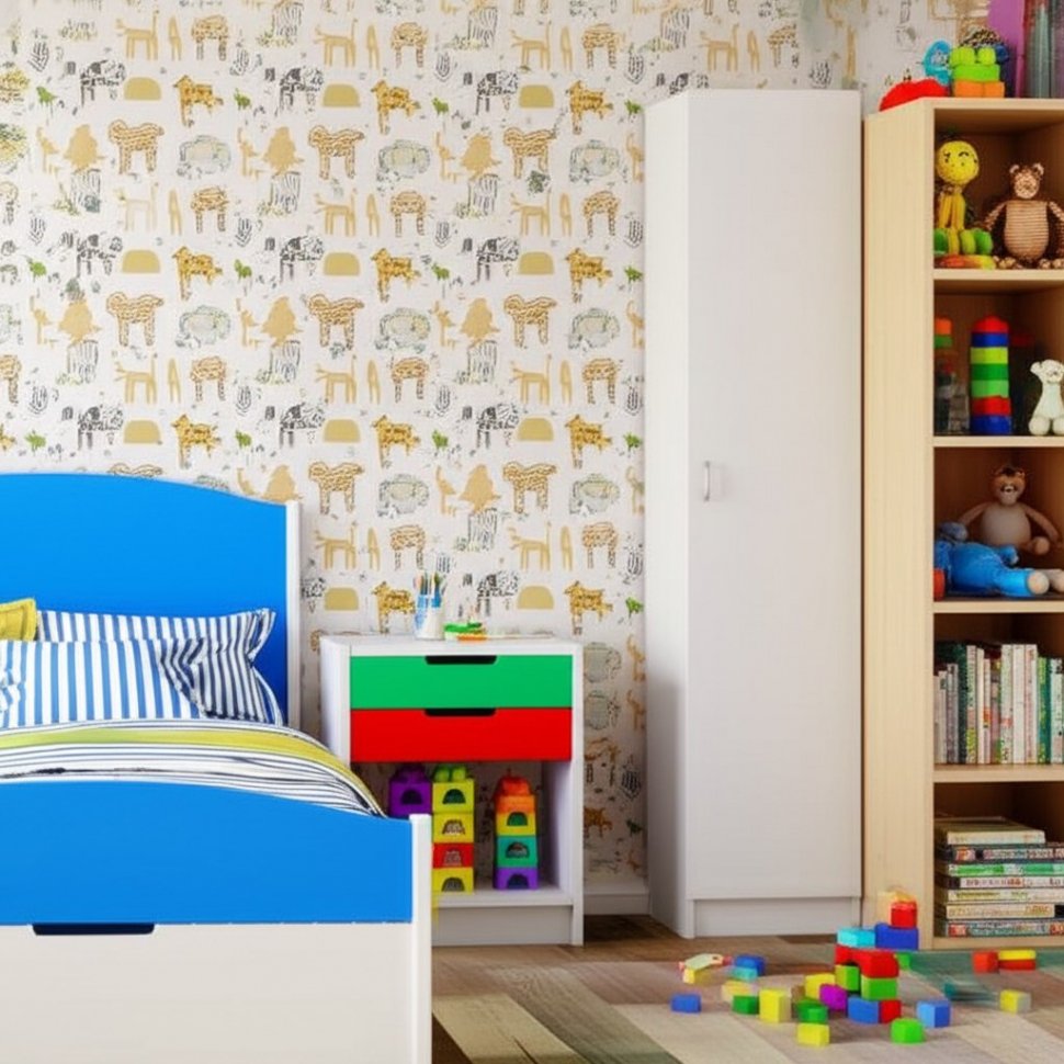 Шкаф-пенал Ронда ШК-1 (Интерьер Центр) Белый