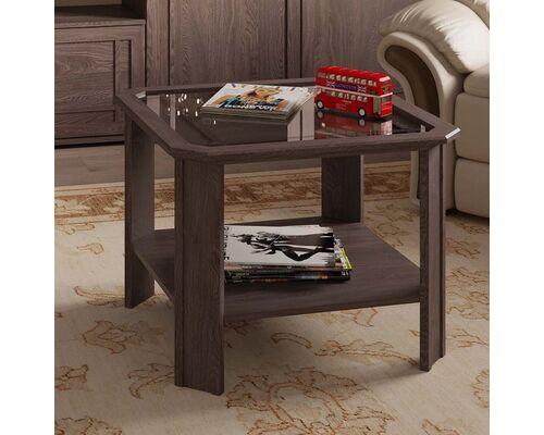 Стол журнальный Глазов-мебель Sherlock 16 (Орех шоколадный)