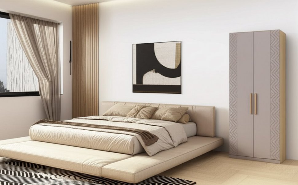 Амьен Шкаф 16.309.02 Плэйн/Веллюто Капучино