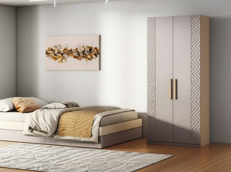 Амьен Шкаф 16.309.02 Плэйн/Веллюто Капучино