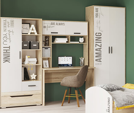 Стол письменный с надставкой Джуниор MLK