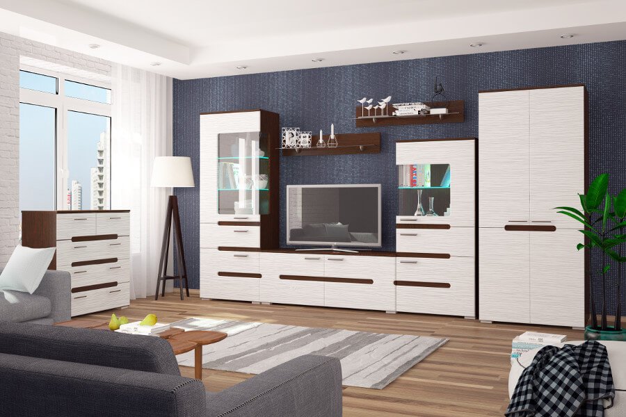 Стенка в гостиную Вика MLK