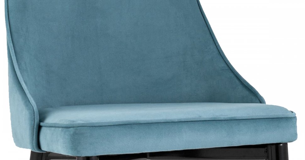 Мягкий стул Ларго (Арника) Велюр пыльно-голубой