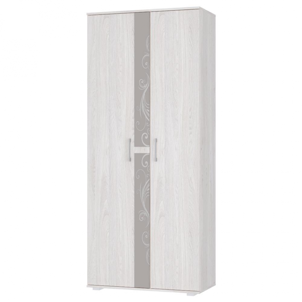Шкаф двухстворчатый Флоренция, Ясень белый
