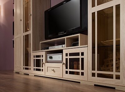 Шкаф для посуды Глазов-мебель Sherlock 13 (левый) Дуб Сонома