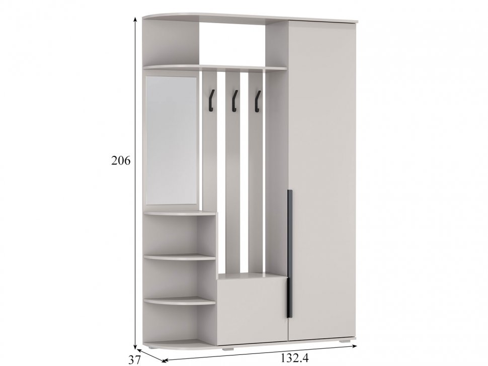 Шкаф комбинированный Кармен-7 Кашемир