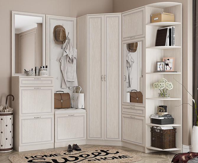 Тумба с дверками и ящиком Верона MLK