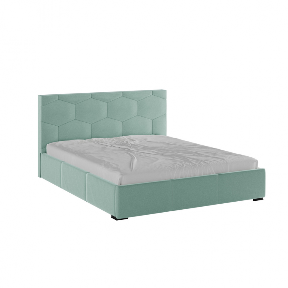 Кровать с ортопедическим основанием Манука (1,6м), Мятный