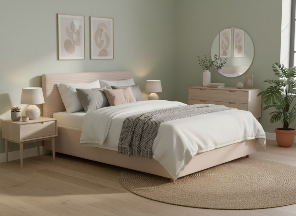 Кровать Event Loft 1800 с основанием / бежевый №4