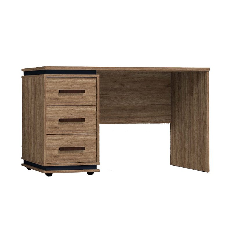 Стол письменный Nature 84 (Глазов) Дуб табачный крафт/Черный