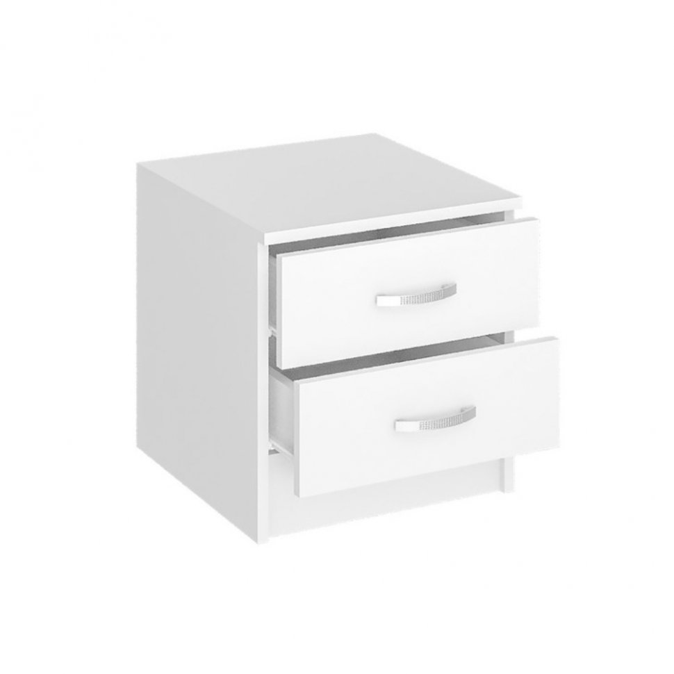 Тумба прикроватная Ронда ТБ (Интерьер Центр) Белый