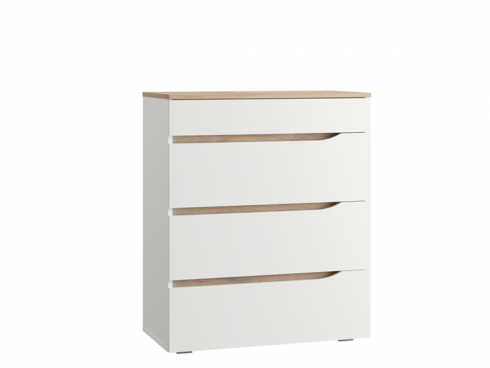 Муссон комод 13.97 Белый/Дуб Эндгрейн