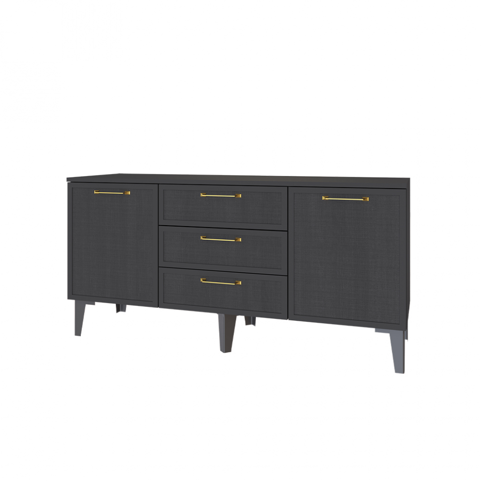 Тумба ТВ Толедо ТТ-1, Графит серый