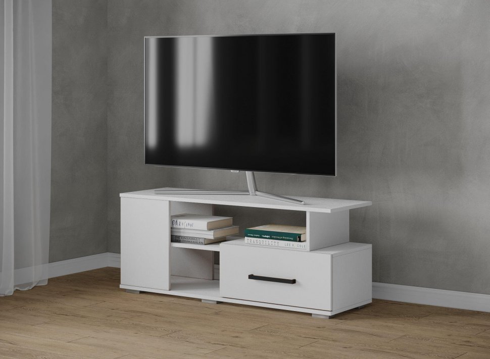 Тумба ТВ Парус-4 (ТЭКС) Белый