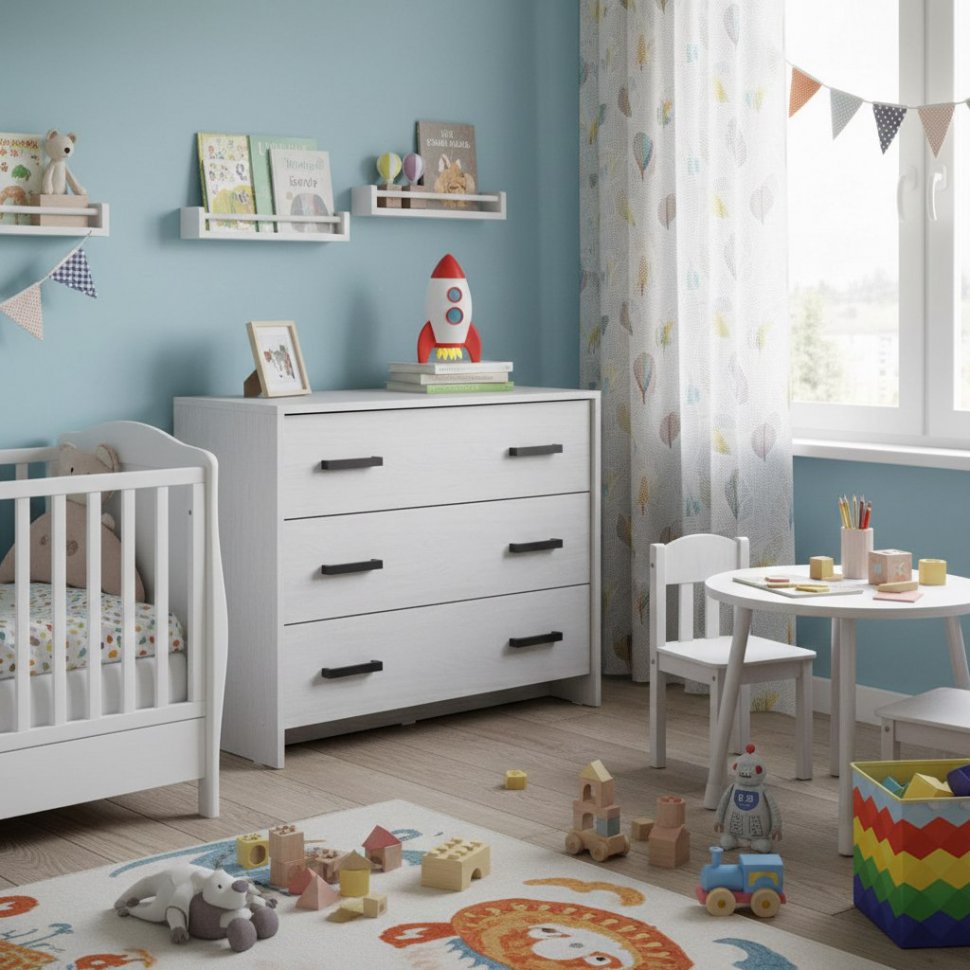 МСП 1 комод 3 ящика / Ясень светлый