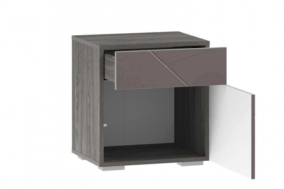 НМ 013.61 Тумба прикроватная Summit / ясень анкор тёмный / графит софт