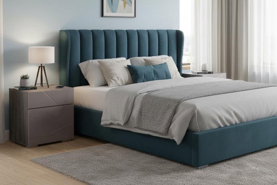 НМ 013.61 Тумба прикроватная Summit / ясень анкор тёмный / графит софт