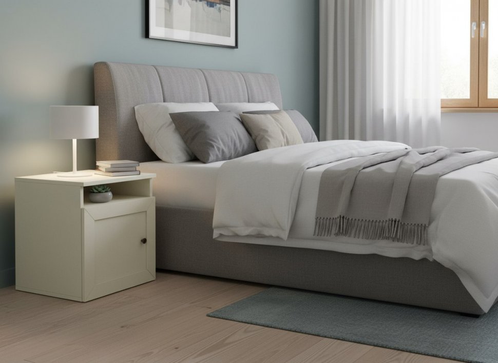 Бэль Тумба прикроватная Слоновая кость