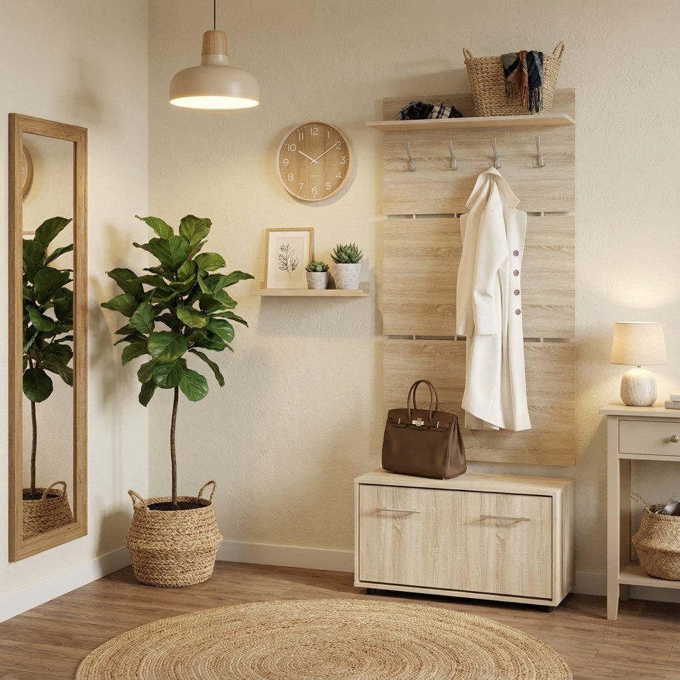 Прихожая ТП-3 + ВШ-3 Дуб сонома