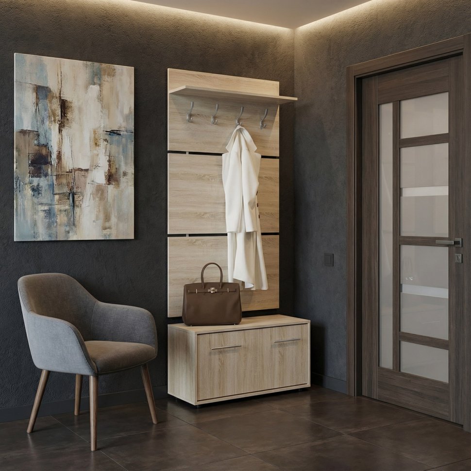 Прихожая ТП-3 + ВШ-3 Дуб сонома