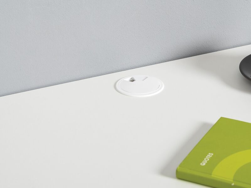 Торонто стол 12.149 Белый/Серый