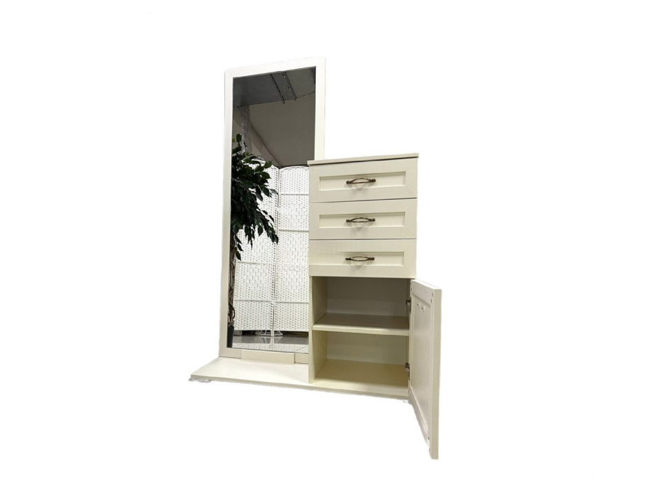 Бэль Комод с зеркалом Слоновая кость