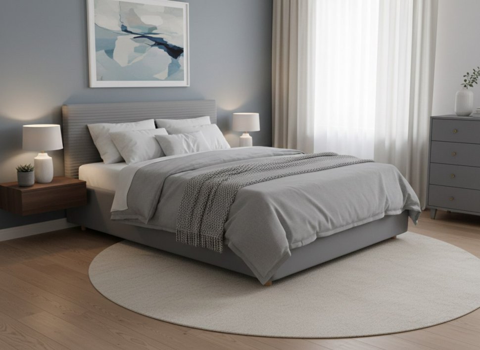 Кровать Event Loft 1800 с основанием / серый №25