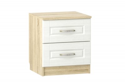 НМ 040.37 Тумба прикроватная Оливия Дуб Сонома/белое дерево