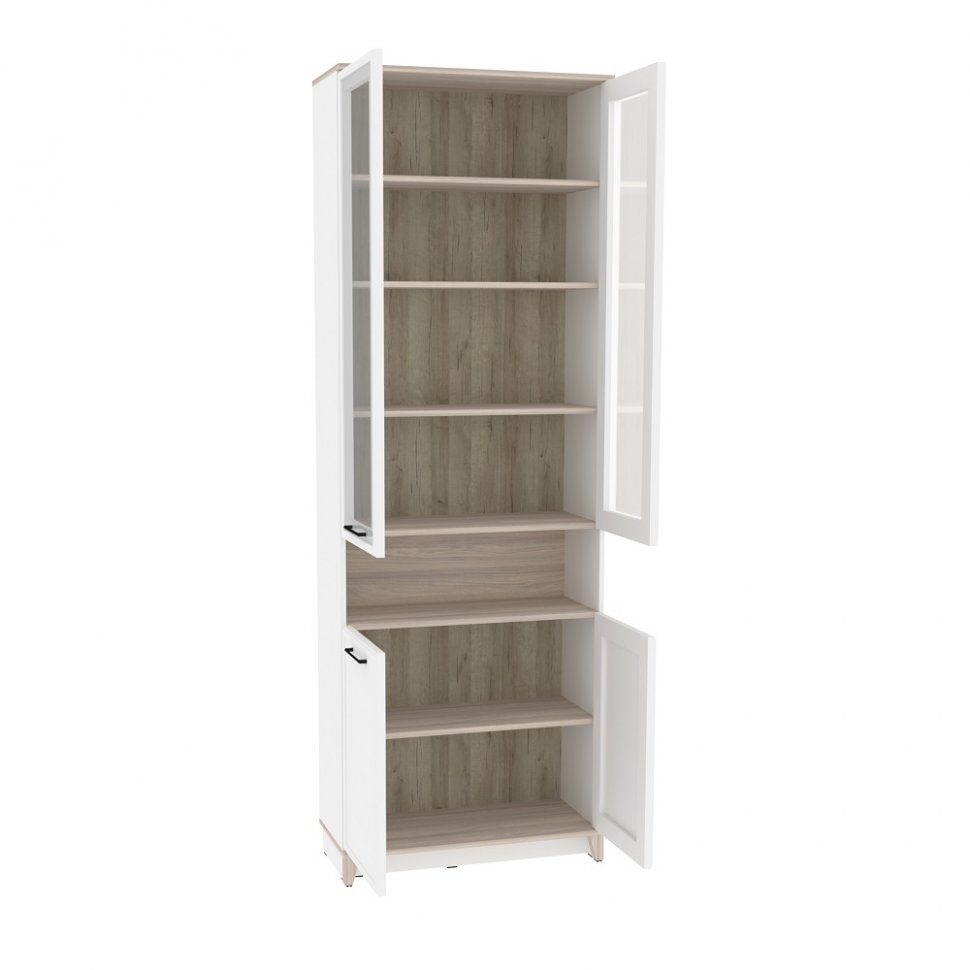 Шкаф для книг Аурелио 7 (Глазов) Белый