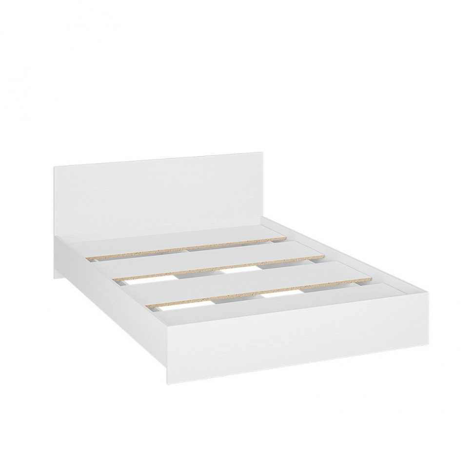 Кровать 140х200 Ронда КР-140 с основанием ЛДСП Белый