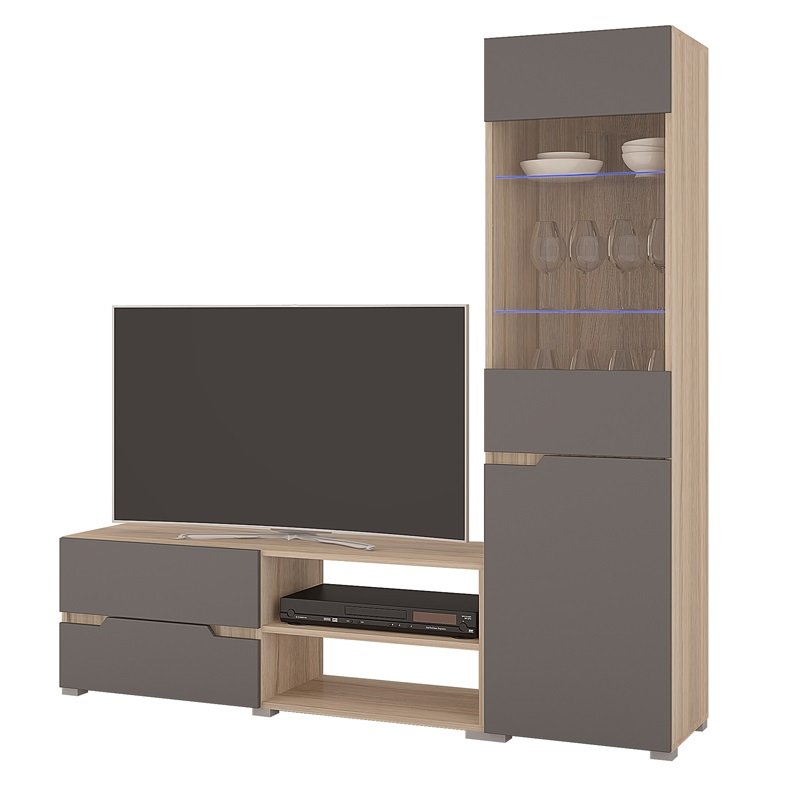 Гостиная Анталия-1 (Горизонт) Графит