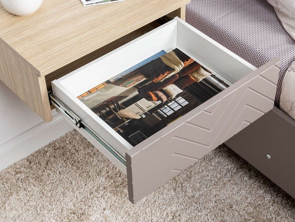 Спальня Амьен  комплект 2 Плэйн/Веллюто Капучино