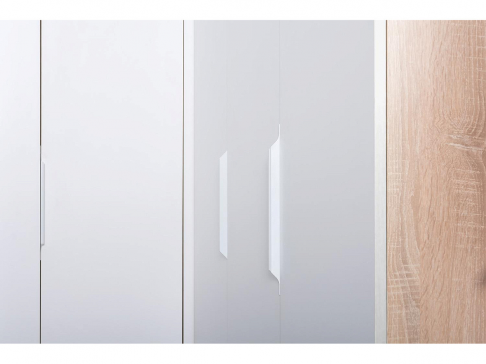 Куба Шкаф для одежды 13.137 дуб сонома/белый