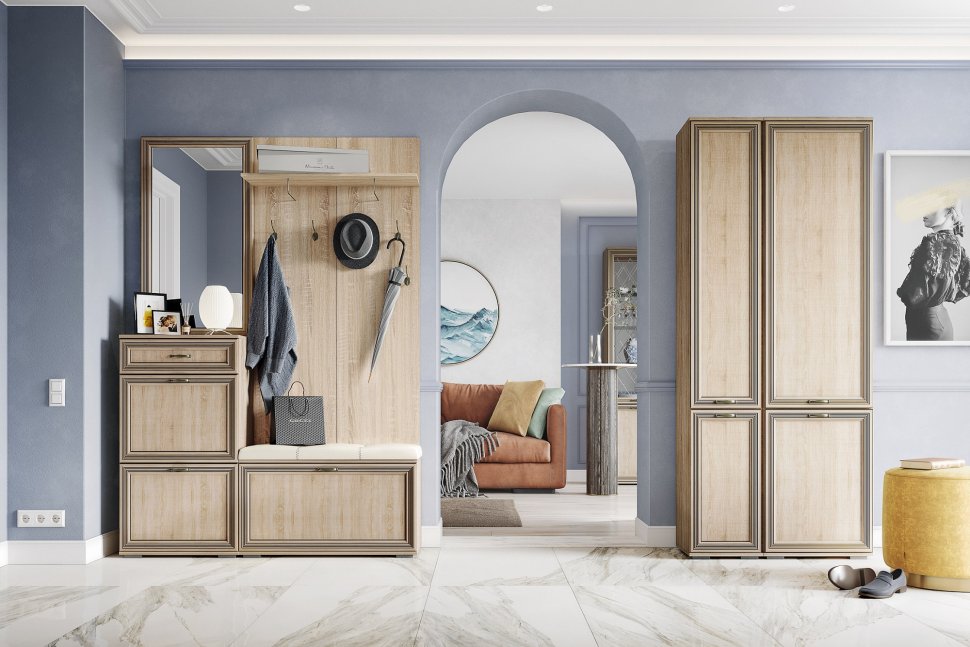 Обувница Ливорно ЛО-30 DOMANI (Дуб Сонома)