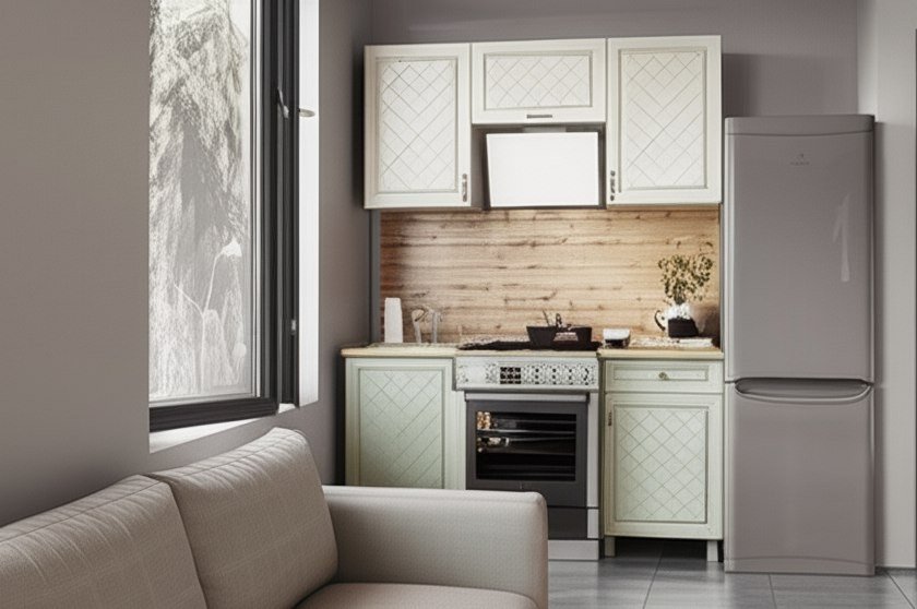 Кухня Версаль, 1,6 м, с окапом