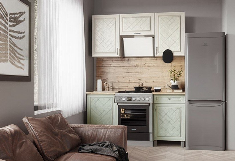 Кухня Версаль, 1,6 м, с окапом