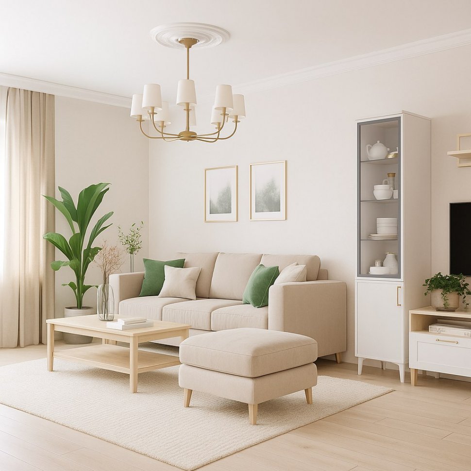 Пенал-витрина Толедо ТШ-1, Белый